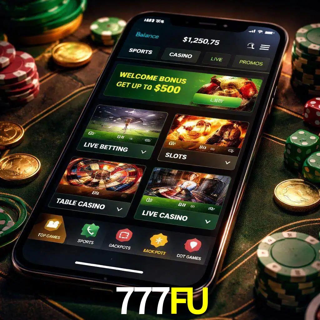 Diseño de juegos móviles 777FU para usuarios en México
